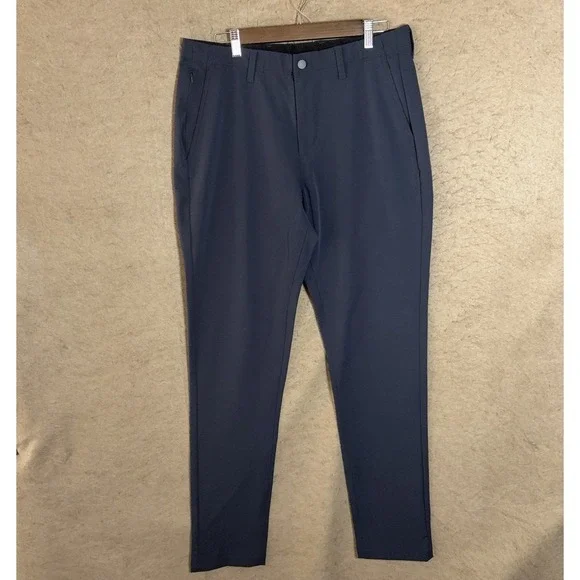 Cozy Earth Everywhere Pants Mens 34x33 Blue Performance Stretch Golf - SIZE NOTE - Picture 1 of 8